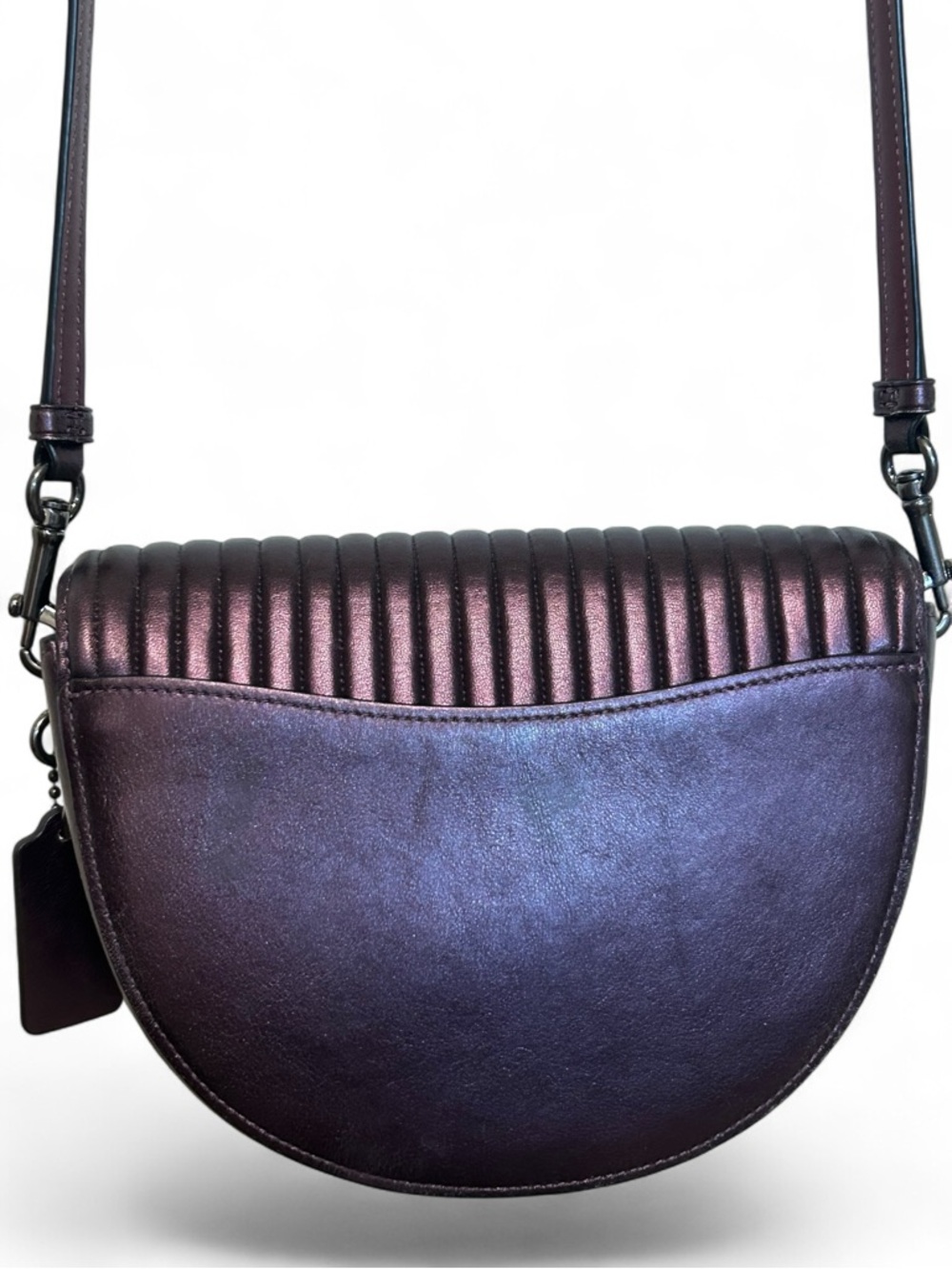 COACH Ellen Crossbody Nappa Leather w/ Linear Quilting - Picture 3 of 13